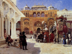Ambert Fort, India by Edwin Lord Weeks