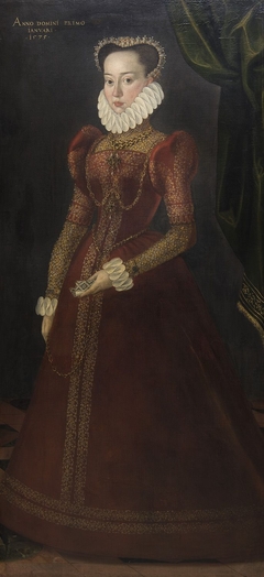 Anna, Tochter des Pfalzgrafen Wolfgang von Zweibrücken-Veldenz by Master of the Vohenstrauss Portrait