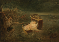 Anno 1421. De wonderbaarlijke redding van een kind tijdens de Sint-Elisabethsvloed
