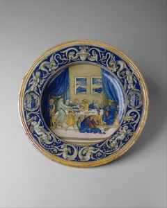 Armorial dish: Supper at the House of Simon the Pharisee by Anonymous