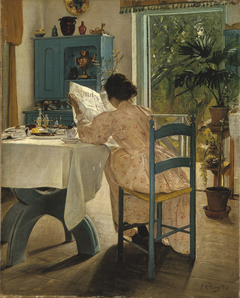 At Breakfast by Laurits Andersen Ring