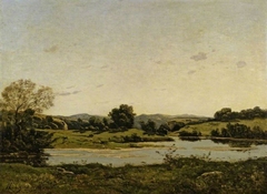 Au bord de l'Oise by Henri Harpignies