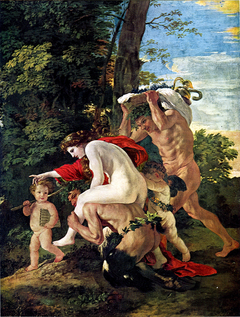 Bacchanal Scene by Nicolas Poussin