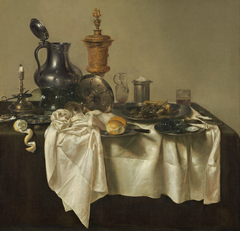 Banquet Piece with Mince Pie by Willem Claeszoon Heda