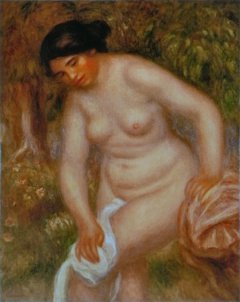 Bather Drying Herself by Auguste Renoir