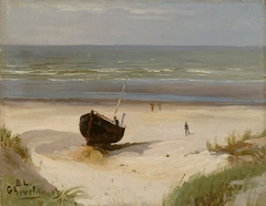 Boat on the Shore by Berndt Lindholm