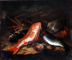 Bodegón con peces by Anonymous