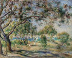 Bois de la Chaise (Noirmoutier) by Auguste Renoir