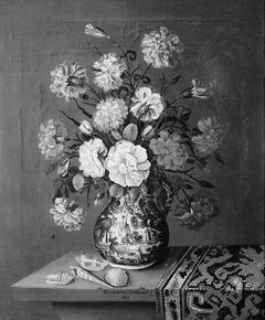 Bouquet of Flowers on a Table by Margueritta Charbonnet