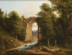 Bridge in Czerna by Aleksander Płonczyński