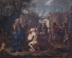 Cain supervising the Building of the Walls of Enoch by Louis Laguerre