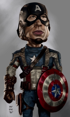 Captain America by Rey Esla Teo