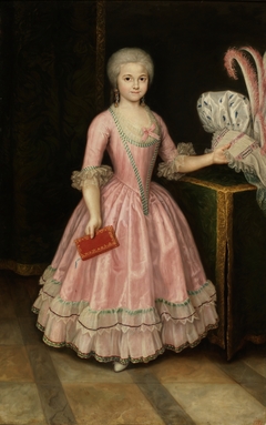 Carlota Joaquina de Borbón Infanta of Spain future Queen of Portugal by Joaquín Inza y Ainsa
