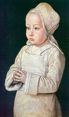 Child in prayer by Jean Hey