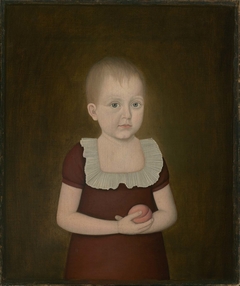 Child with a Peach by John Brewster