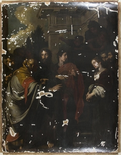 Christ and the Woman Taken in Adultery by Pietro Novelli