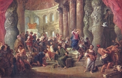 Christ casting the Money Changers out of the Temple