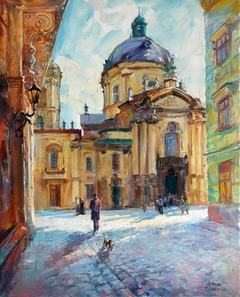 Church in Lviv by Artem Brazhnik