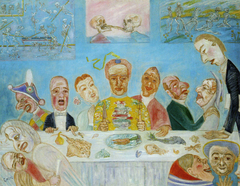 Comical Repast (Banquet of the Starved) by James Ensor