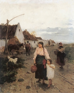 Confines of the Village by Lajos Deák Ébner