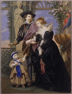Copy after "Rubens, His Wife Helena Fourment (1614–1673), and Their Son Frans (1633–1678)" by Bernard Lens III