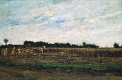 Corn Field by Mihály Munkácsy