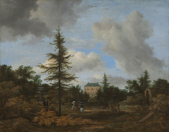 Country House in a Park by Jacob van Ruisdael