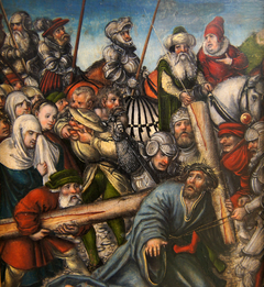 Crucifixion Triptych: Christ on the Way to Calvery by Lucas Cranach the Elder