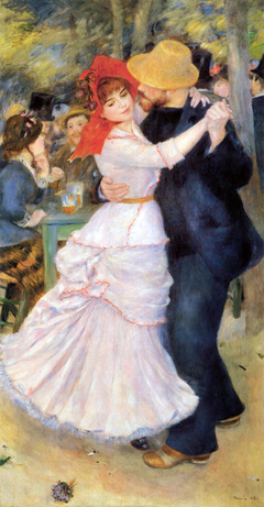 Dance at Bougival by Auguste Renoir