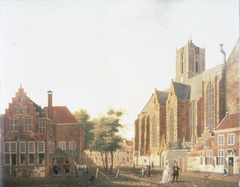 De Sint Jacobskerk te Utrecht by Isaac Ouwater