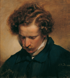 Der Maler Eduard Bendemann by Friedrich von Amerling