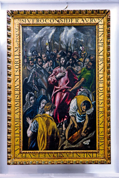 Disrobing of Jesus by Jorge Manuel Theocupulus