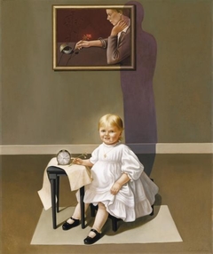 Double Portrait of the Artist in Time by Helen Lundeberg