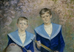 Edward and Roger Raczyński by Jacek Malczewski