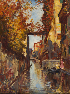 Een kanaal in Venetië by Charles Dankmeijer