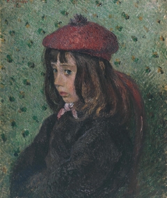 Felix Pissarro Wearing a Red Beret