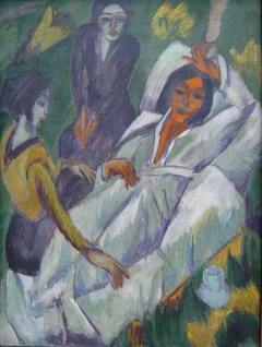 Frauen beim Tee by Ernst Ludwig Kirchner