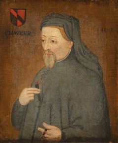 Geoffrey Chaucer (1340?-1400) by Anonymous