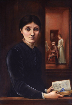 Georgiana Burne-Jones, their children Margaret and Philip