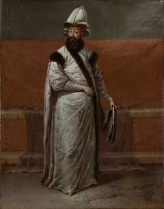 Grand Vizier Nevşehirli Damat Ĭbrahim Pasa by Jean Baptiste Vanmour