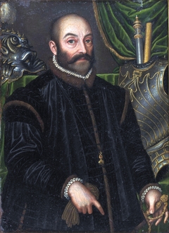 Guidobaldo II della Rovere, Duke of Urbino (1514–1574), With his Armor by Filippo Negroli by Anonymous