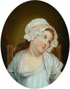 Head of a Young Girl by Jean-Baptiste Greuze
