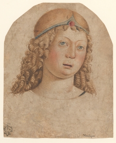 Head of a Youth with a Diadem by Cristoforo Caselli