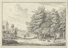 Het voormalig St.-Agathaklooster te Amersfoort by Gerard van Rossum 1698-99-1772