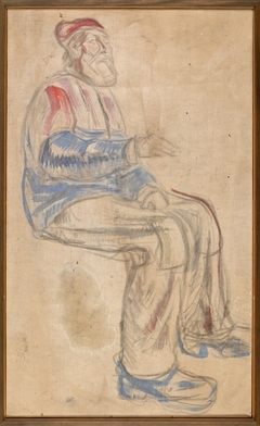 History: Study for the Old Man by Edvard Munch