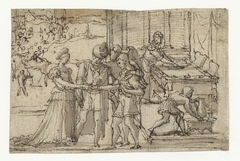 Huwelijk van Tobias en Sara by Pieter Coecke van Aelst I