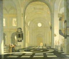 Interior of a Baroque Church by Emanuel de Witte