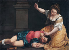 Jael and Sisera by Artemisia Gentileschi