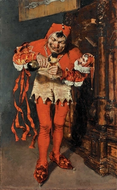 "Keying Up" - The Court Jester by William Merritt Chase