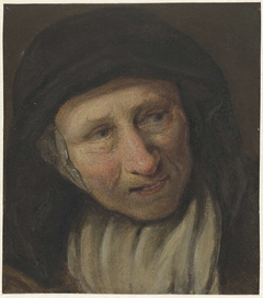 Kop van een vrouw by Johannes Petrus van Horstok
